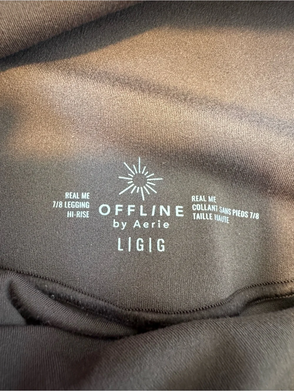 Offline by Aerie Real Me 7/8 Legging Hi Rise size L